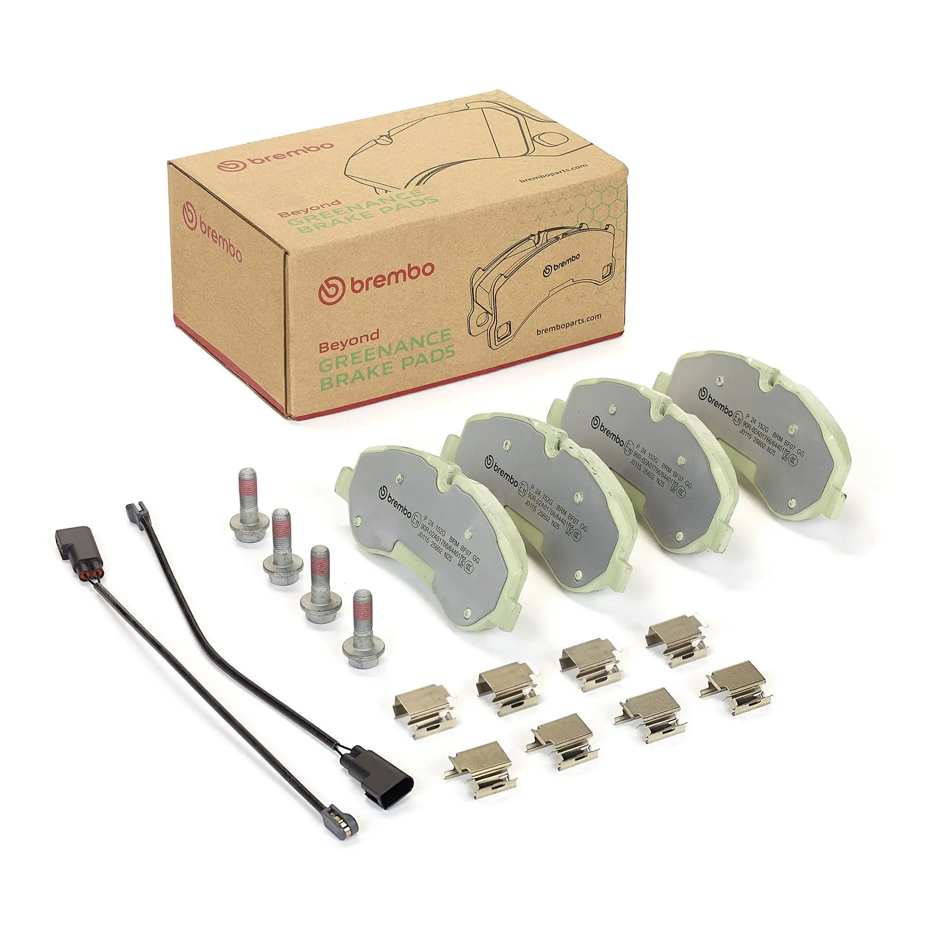 Bremsbelagsatz, Scheibenbremse BREMBO P 24 152G