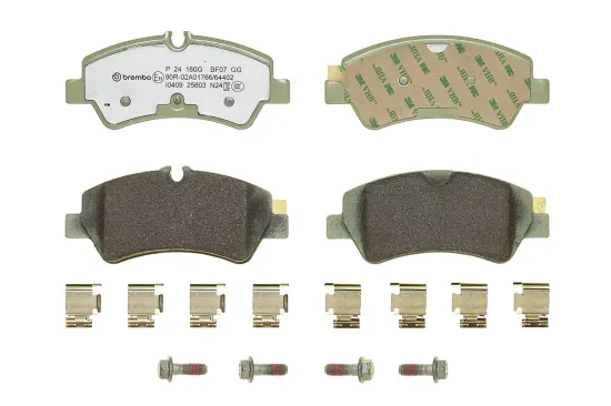 Bremsbelagsatz, Scheibenbremse BREMBO P 24 160G Bild Bremsbelagsatz, Scheibenbremse BREMBO P 24 160G
