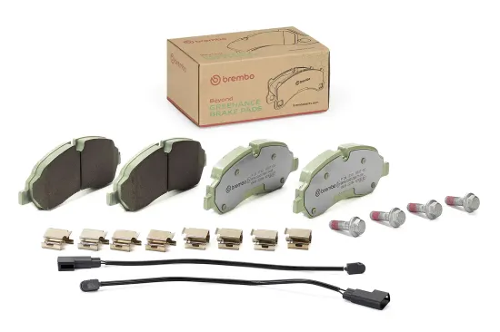 Bremsbelagsatz, Scheibenbremse Vorderachse BREMBO P 24 171G Bild Bremsbelagsatz, Scheibenbremse Vorderachse BREMBO P 24 171G