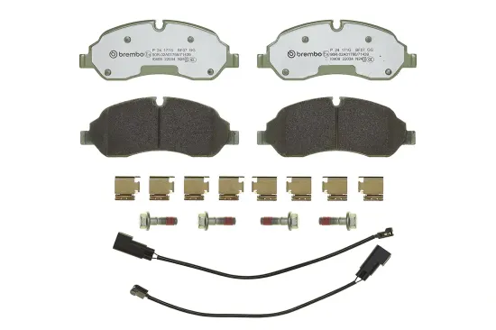 Bremsbelagsatz, Scheibenbremse Vorderachse BREMBO P 24 171G Bild Bremsbelagsatz, Scheibenbremse Vorderachse BREMBO P 24 171G
