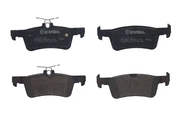 Bremsbelagsatz, Scheibenbremse Hinterachse BREMBO P 24 204