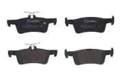 Bremsbelagsatz, Scheibenbremse Hinterachse BREMBO P 24 204