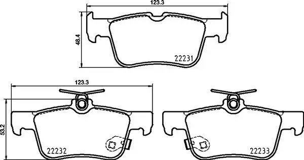 Bremsbelagsatz, Scheibenbremse BREMBO P 24 217