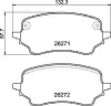 Bremsbelagsatz, Scheibenbremse Vorderachse BREMBO P 24 236