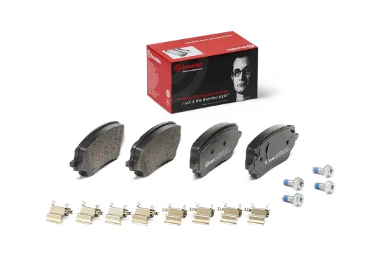 Bremsbelagsatz, Scheibenbremse Vorderachse BREMBO P 24 236 Bild Bremsbelagsatz, Scheibenbremse Vorderachse BREMBO P 24 236
