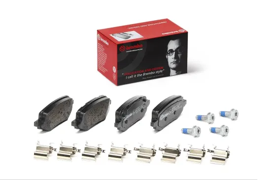 Bremsbelagsatz, Scheibenbremse Hinterachse BREMBO P 24 237 Bild Bremsbelagsatz, Scheibenbremse Hinterachse BREMBO P 24 237