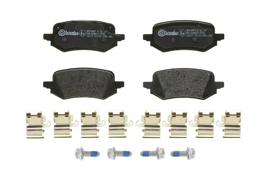 Bremsbelagsatz, Scheibenbremse Hinterachse BREMBO P 24 237 Bild Bremsbelagsatz, Scheibenbremse Hinterachse BREMBO P 24 237