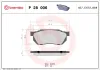 Bremsbelagsatz, Scheibenbremse Vorderachse BREMBO P 28 006 Bild Bremsbelagsatz, Scheibenbremse Vorderachse BREMBO P 28 006