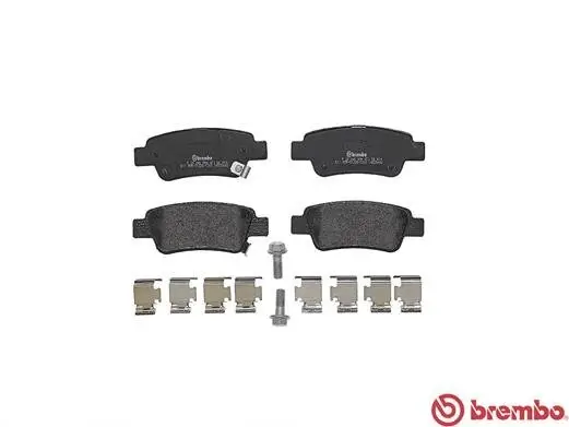 Bremsbelagsatz, Scheibenbremse Hinterachse BREMBO P 28 046 Bild Bremsbelagsatz, Scheibenbremse Hinterachse BREMBO P 28 046