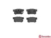 Bremsbelagsatz, Scheibenbremse Hinterachse BREMBO P 28 051 Bild Bremsbelagsatz, Scheibenbremse Hinterachse BREMBO P 28 051