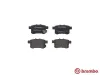Bremsbelagsatz, Scheibenbremse Hinterachse BREMBO P 28 072 Bild Bremsbelagsatz, Scheibenbremse Hinterachse BREMBO P 28 072