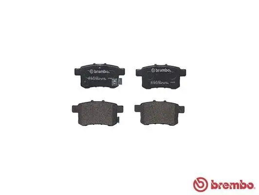 Bremsbelagsatz, Scheibenbremse Hinterachse BREMBO P 28 072 Bild Bremsbelagsatz, Scheibenbremse Hinterachse BREMBO P 28 072