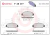 Bremsbelagsatz, Scheibenbremse Vorderachse BREMBO P 28 077 Bild Bremsbelagsatz, Scheibenbremse Vorderachse BREMBO P 28 077