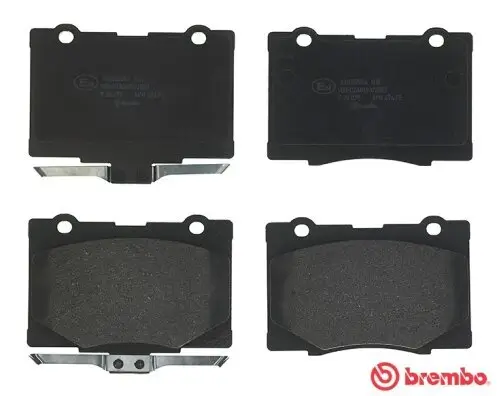 Bremsbelagsatz, Scheibenbremse Vorderachse BREMBO P 28 079 Bild Bremsbelagsatz, Scheibenbremse Vorderachse BREMBO P 28 079