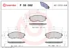 Bremsbelagsatz, Scheibenbremse Vorderachse BREMBO P 30 002 Bild Bremsbelagsatz, Scheibenbremse Vorderachse BREMBO P 30 002