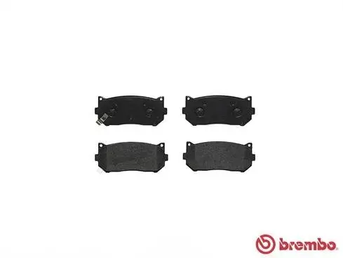 Bremsbelagsatz, Scheibenbremse Hinterachse BREMBO P 30 008 Bild Bremsbelagsatz, Scheibenbremse Hinterachse BREMBO P 30 008