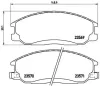 Bremsbelagsatz, Scheibenbremse Vorderachse BREMBO P 30 013