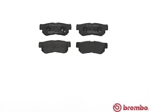 Bremsbelagsatz, Scheibenbremse Hinterachse BREMBO P 30 014 Bild Bremsbelagsatz, Scheibenbremse Hinterachse BREMBO P 30 014