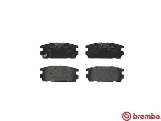 Bremsbelagsatz, Scheibenbremse Hinterachse BREMBO P 30 021 Bild Bremsbelagsatz, Scheibenbremse Hinterachse BREMBO P 30 021