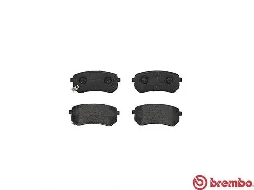 Bremsbelagsatz, Scheibenbremse Hinterachse BREMBO P 30 033 Bild Bremsbelagsatz, Scheibenbremse Hinterachse BREMBO P 30 033