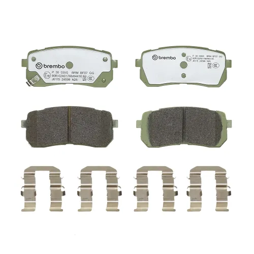 Bremsbelagsatz, Scheibenbremse Hinterachse BREMBO P 30 035G Bild Bremsbelagsatz, Scheibenbremse Hinterachse BREMBO P 30 035G