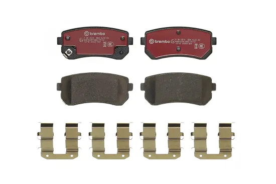 Bremsbelagsatz, Scheibenbremse Hinterachse BREMBO P 30 051X Bild Bremsbelagsatz, Scheibenbremse Hinterachse BREMBO P 30 051X