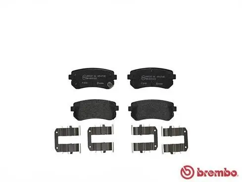 Bremsbelagsatz, Scheibenbremse Hinterachse BREMBO P 30 051X Bild Bremsbelagsatz, Scheibenbremse Hinterachse BREMBO P 30 051X