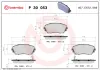 Bremsbelagsatz, Scheibenbremse BREMBO P 30 053 Bild Bremsbelagsatz, Scheibenbremse BREMBO P 30 053