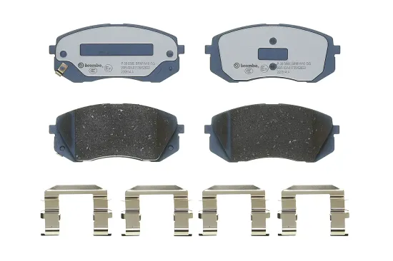 Bremsbelagsatz, Scheibenbremse Vorderachse BREMBO P 30 056E Bild Bremsbelagsatz, Scheibenbremse Vorderachse BREMBO P 30 056E