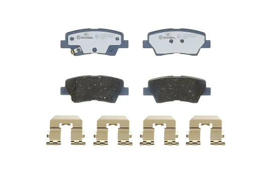 Bremsbelagsatz, Scheibenbremse Hinterachse BREMBO P 30 067E Bild Bremsbelagsatz, Scheibenbremse Hinterachse BREMBO P 30 067E