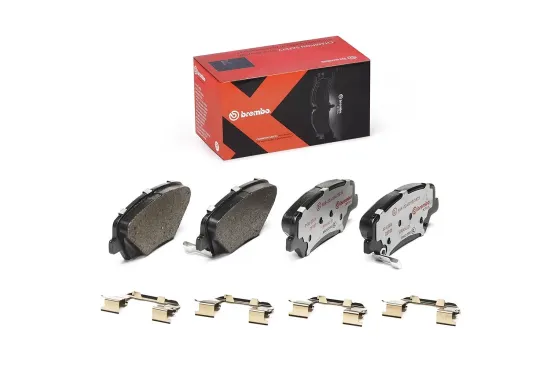 Bremsbelagsatz, Scheibenbremse Vorderachse BREMBO P 30 070X Bild Bremsbelagsatz, Scheibenbremse Vorderachse BREMBO P 30 070X