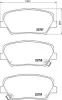 Bremsbelagsatz, Scheibenbremse Vorderachse BREMBO P 30 070X Bild Bremsbelagsatz, Scheibenbremse Vorderachse BREMBO P 30 070X