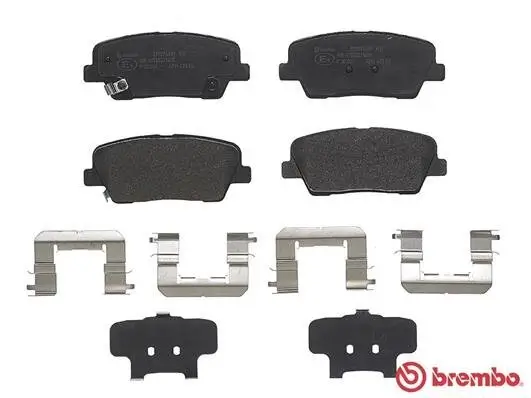 Bremsbelagsatz, Scheibenbremse Hinterachse BREMBO P 30 081 Bild Bremsbelagsatz, Scheibenbremse Hinterachse BREMBO P 30 081