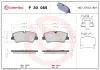 Bremsbelagsatz, Scheibenbremse Hinterachse BREMBO P 30 085 Bild Bremsbelagsatz, Scheibenbremse Hinterachse BREMBO P 30 085