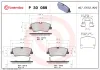 Bremsbelagsatz, Scheibenbremse Hinterachse BREMBO P 30 089 Bild Bremsbelagsatz, Scheibenbremse Hinterachse BREMBO P 30 089