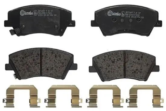 Bremsbelagsatz, Scheibenbremse Vorderachse BREMBO P 30 107 Bild Bremsbelagsatz, Scheibenbremse Vorderachse BREMBO P 30 107