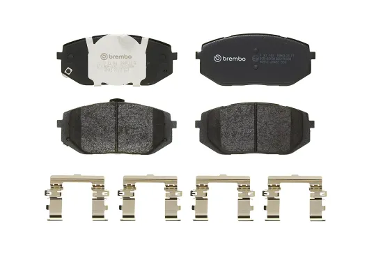 Bremsbelagsatz, Scheibenbremse Vorderachse BREMBO P 30 140 Bild Bremsbelagsatz, Scheibenbremse Vorderachse BREMBO P 30 140