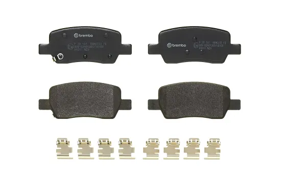 Bremsbelagsatz, Scheibenbremse Hinterachse BREMBO P 30 141 Bild Bremsbelagsatz, Scheibenbremse Hinterachse BREMBO P 30 141