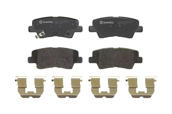 Bremsbelagsatz, Scheibenbremse Hinterachse BREMBO P 30 158 Bild Bremsbelagsatz, Scheibenbremse Hinterachse BREMBO P 30 158