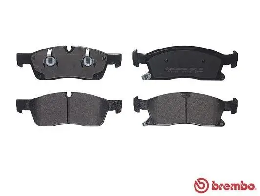 Bremsbelagsatz, Scheibenbremse Vorderachse BREMBO P 37 015 Bild Bremsbelagsatz, Scheibenbremse Vorderachse BREMBO P 37 015