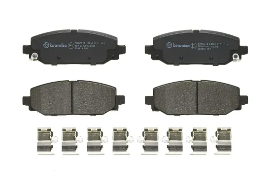 Bremsbelagsatz, Scheibenbremse Hinterachse BREMBO P 37 025 Bild Bremsbelagsatz, Scheibenbremse Hinterachse BREMBO P 37 025