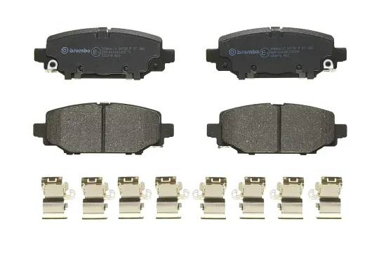 Bremsbelagsatz, Scheibenbremse Hinterachse BREMBO P 37 026 Bild Bremsbelagsatz, Scheibenbremse Hinterachse BREMBO P 37 026