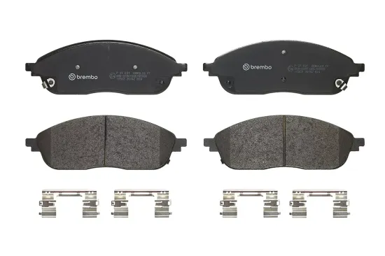 Bremsbelagsatz, Scheibenbremse Vorderachse BREMBO P 37 031 Bild Bremsbelagsatz, Scheibenbremse Vorderachse BREMBO P 37 031