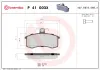 Bremsbelagsatz, Scheibenbremse Vorderachse BREMBO P 41 003X Bild Bremsbelagsatz, Scheibenbremse Vorderachse BREMBO P 41 003X