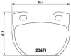 Bremsbelagsatz, Scheibenbremse Hinterachse BREMBO P 44 006 Bild Bremsbelagsatz, Scheibenbremse Hinterachse BREMBO P 44 006