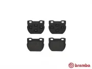 Bremsbelagsatz, Scheibenbremse Hinterachse BREMBO P 44 006