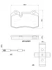 Bremsbelagsatz, Scheibenbremse Hinterachse BREMBO P 48 007 Bild Bremsbelagsatz, Scheibenbremse Hinterachse BREMBO P 48 007
