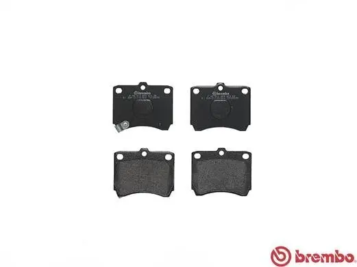 Bremsbelagsatz, Scheibenbremse Vorderachse BREMBO P 49 013 Bild Bremsbelagsatz, Scheibenbremse Vorderachse BREMBO P 49 013