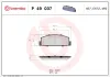 Bremsbelagsatz, Scheibenbremse Hinterachse BREMBO P 49 037