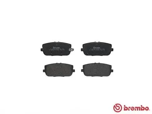 Bremsbelagsatz, Scheibenbremse Hinterachse BREMBO P 49 044 Bild Bremsbelagsatz, Scheibenbremse Hinterachse BREMBO P 49 044